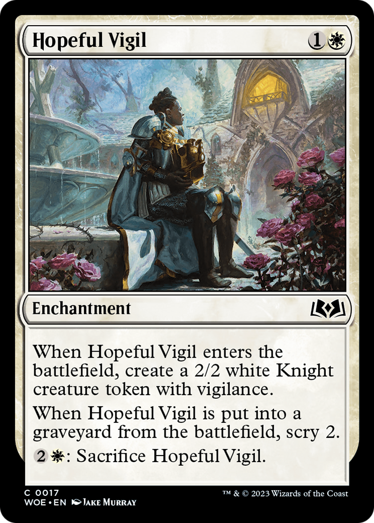 Hopeful Vigil [Wilds of Eldraine] | I Want That Stuff Brandon