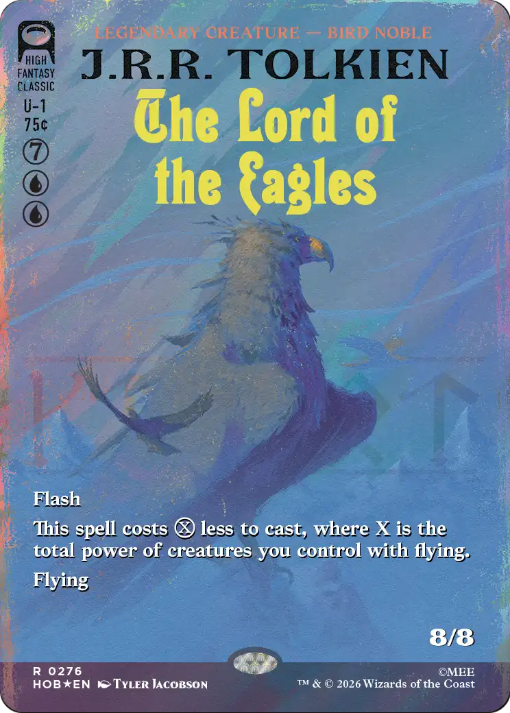 The Lord of the Eagles (Borderless) (Surge Foil) [The Hobbit] | I Want That Stuff Brandon