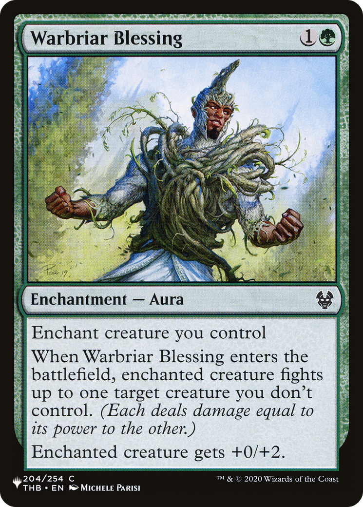 Warbriar Blessing [The List Reprints] | I Want That Stuff Brandon