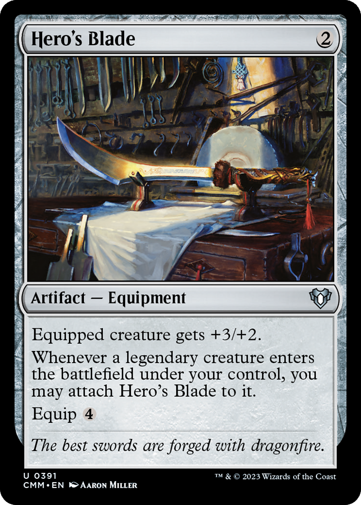 Hero's Blade [Commander Masters] | I Want That Stuff Brandon