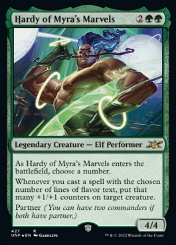 Hardy of Myra's Marvels (Galaxy Foil) [Unfinity] | I Want That Stuff Brandon