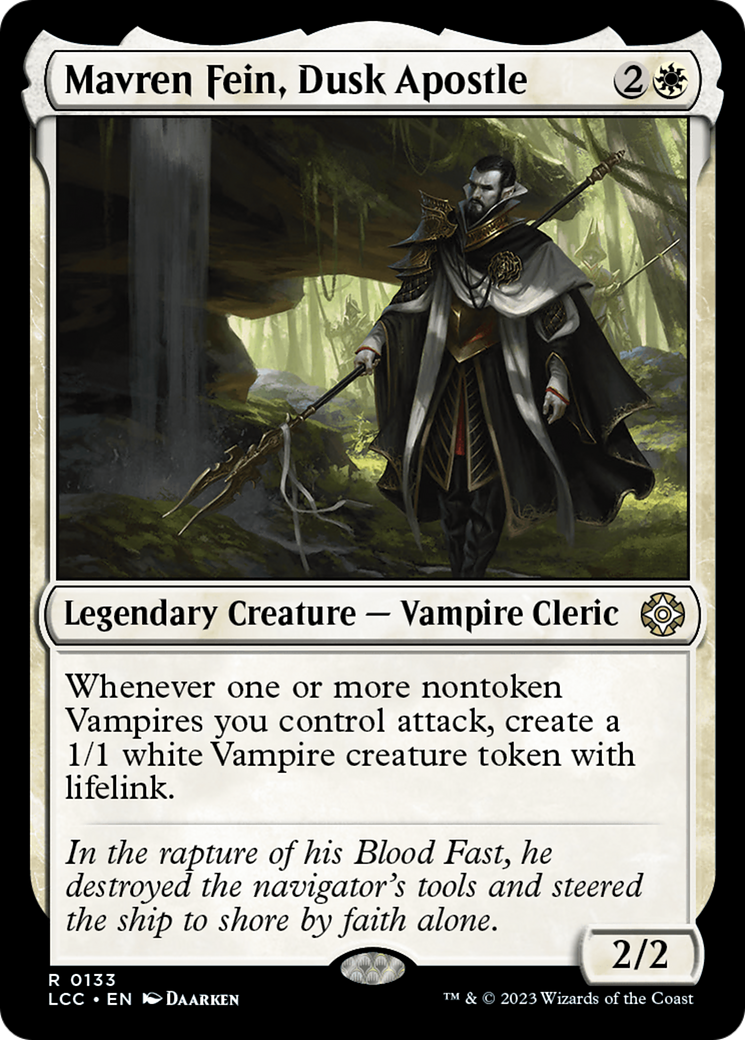 Mavren Fein, Dusk Apostle [The Lost Caverns of Ixalan Commander] | I Want That Stuff Brandon