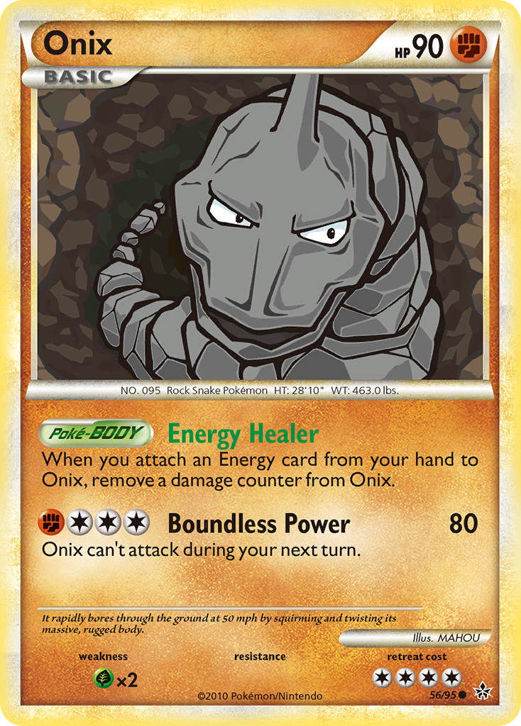 Onix (56/95) [HeartGold & SoulSilver: Unleashed] | I Want That Stuff Brandon