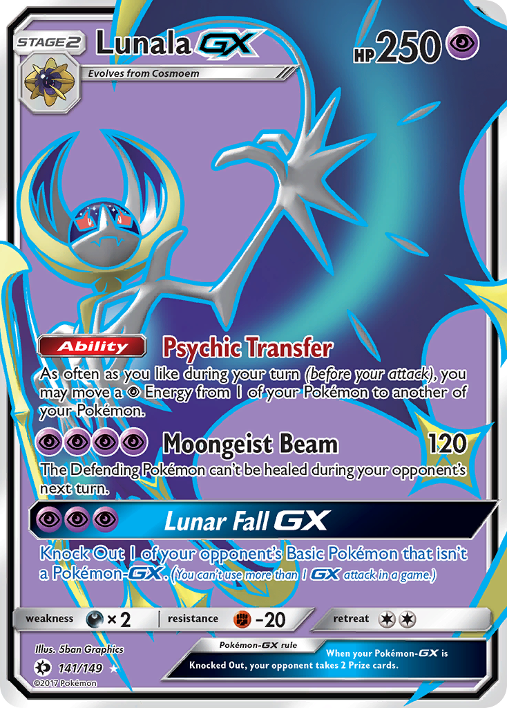 Lunala GX (141/149) [Sun & Moon: Base Set] | I Want That Stuff Brandon