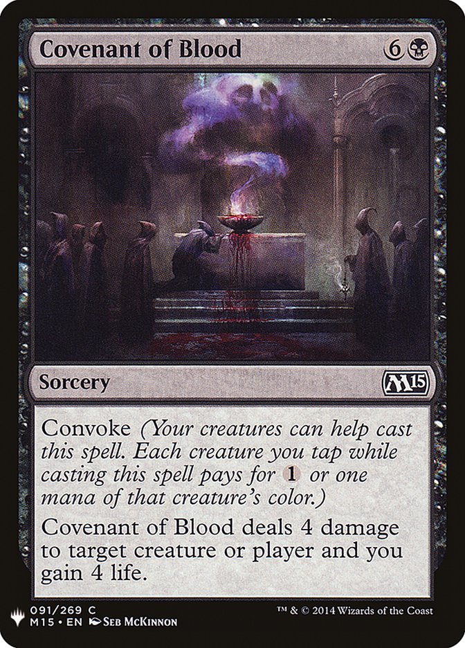 Covenant of Blood [Mystery Booster] | I Want That Stuff Brandon