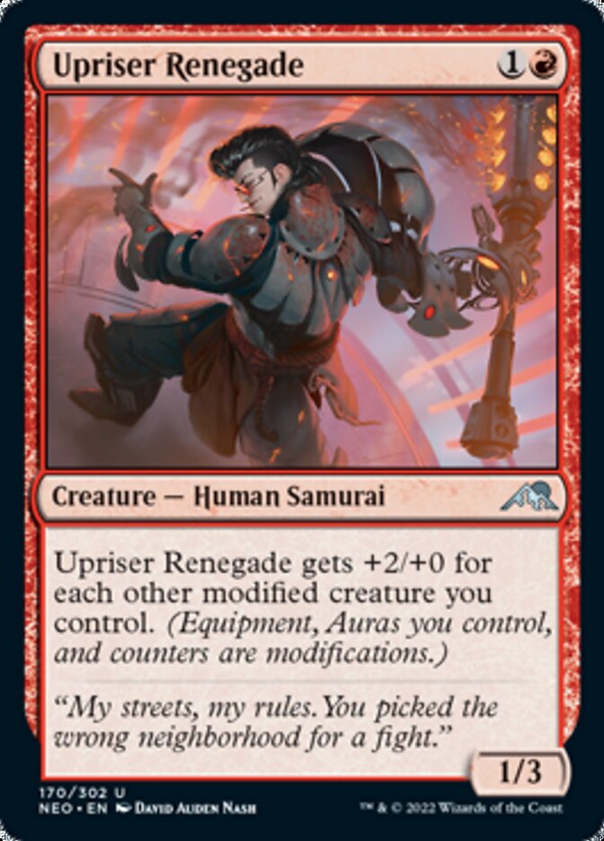 Upriser Renegade [Kamigawa: Neon Dynasty] | I Want That Stuff Brandon