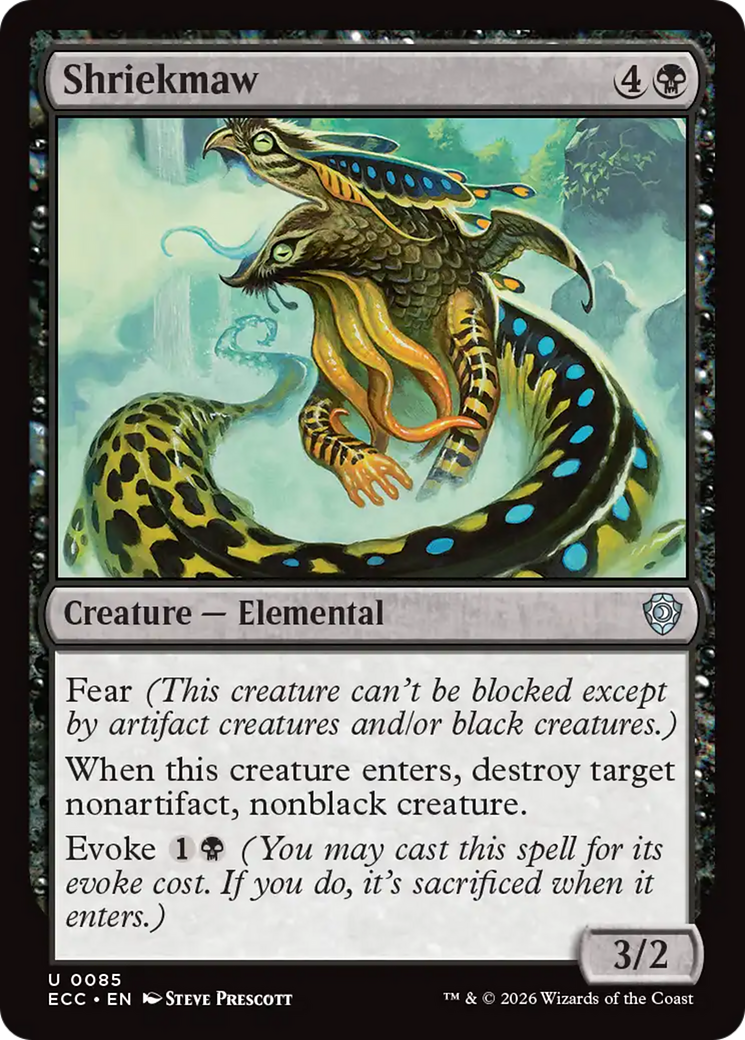 Shriekmaw [Lorwyn Eclipsed Commander] | I Want That Stuff Brandon