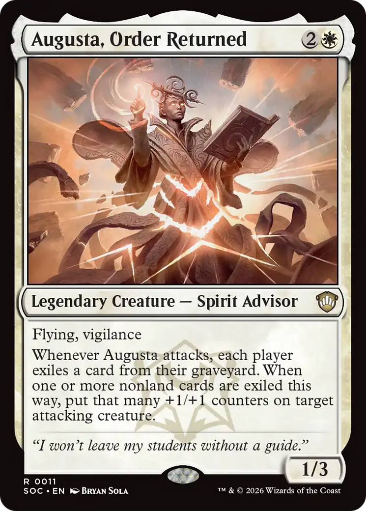 Augusta, Order Returned [Secrets of Strixhaven Commander] | I Want That Stuff Brandon