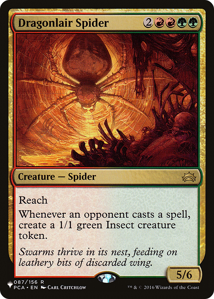 Dragonlair Spider [The List Reprints] | I Want That Stuff Brandon