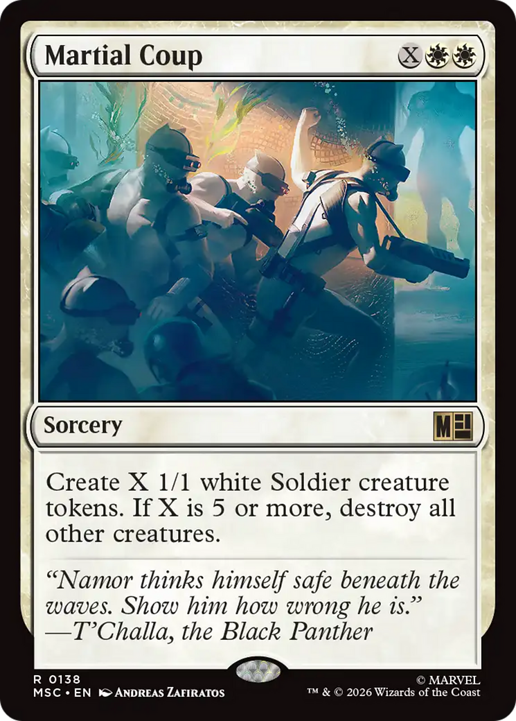 Martial Coup (Surge Foil) [Marvel Super Heroes Commander] | I Want That Stuff Brandon