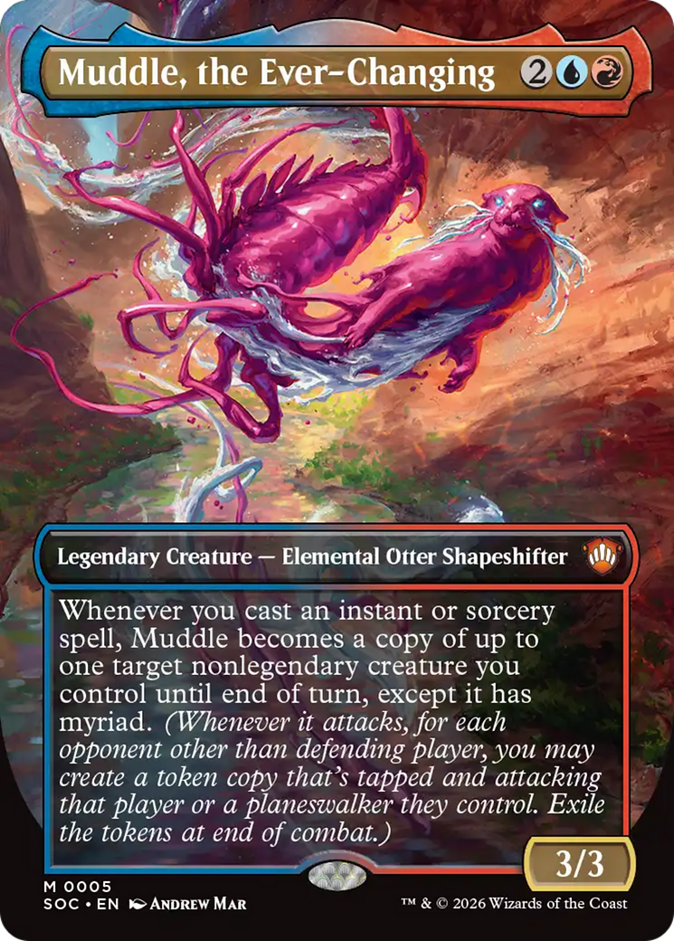 Muddle, the Ever-Changing (Borderless) [Secrets of Strixhaven Commander] | I Want That Stuff Brandon