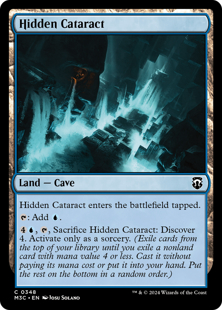 Hidden Cataract (Ripple Foil) [Modern Horizons 3 Commander] | I Want That Stuff Brandon