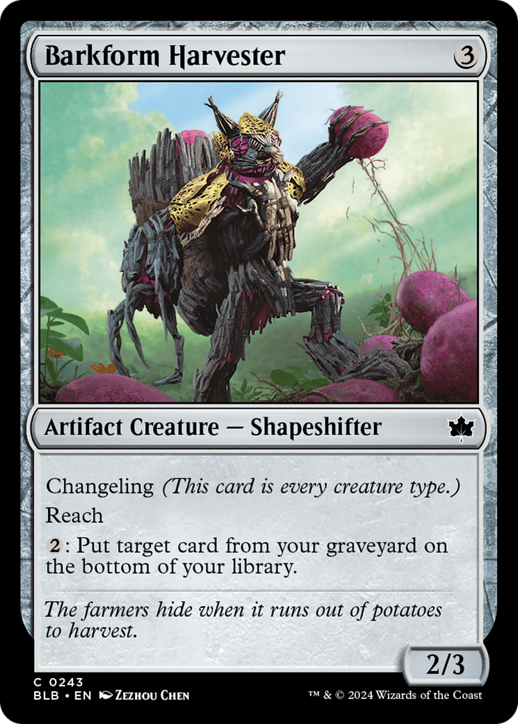 Barkform Harvester [Bloomburrow] | I Want That Stuff Brandon