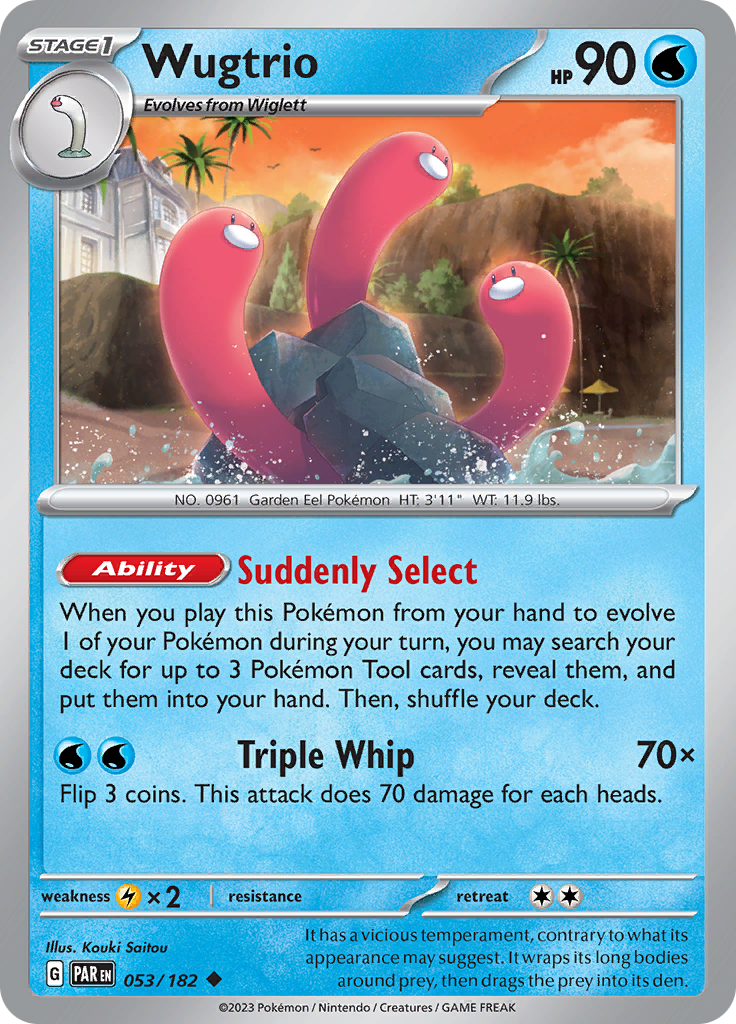 Wugtrio (053/182) [Scarlet & Violet: Paradox Rift] | I Want That Stuff Brandon