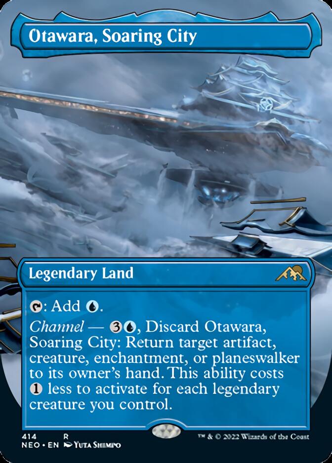 Otawara, Soaring City (Borderless Alternate Art) [Kamigawa: Neon Dynasty] | I Want That Stuff Brandon