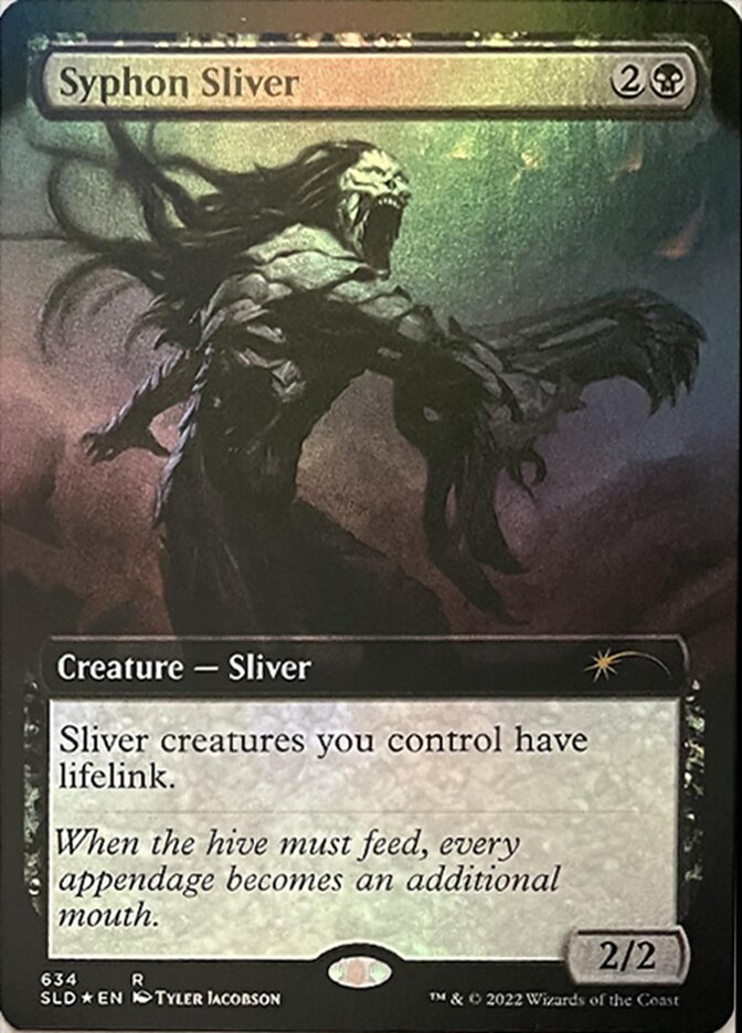 Syphon Sliver (Extended Art) [Secret Lair Drop Promos] | I Want That Stuff Brandon