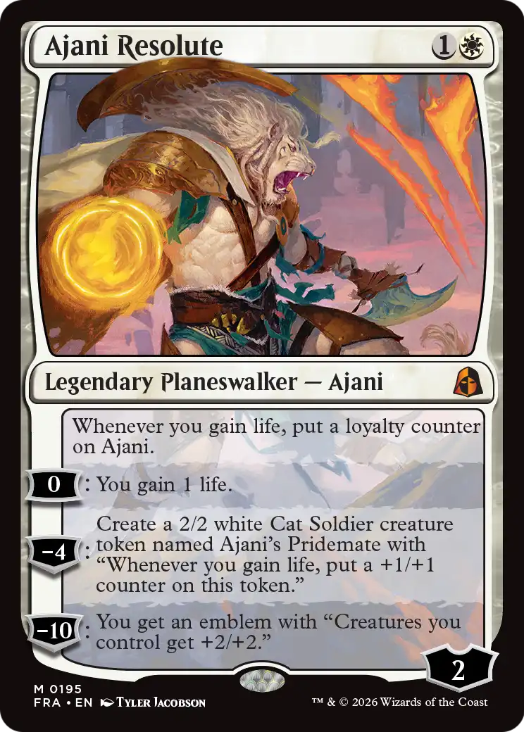 Ajani Resolute [Reality Fracture] | I Want That Stuff Brandon