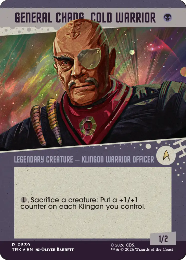 General Chang, Cold Warrior (0539) (Showcase Surge Foil) [Star Trek] | I Want That Stuff Brandon