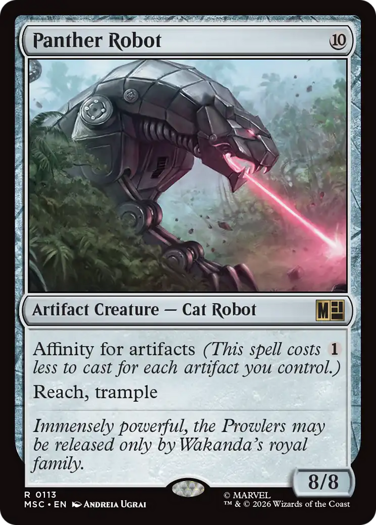 Panther Robot (Surge Foil) [Marvel Super Heroes Commander] | I Want That Stuff Brandon