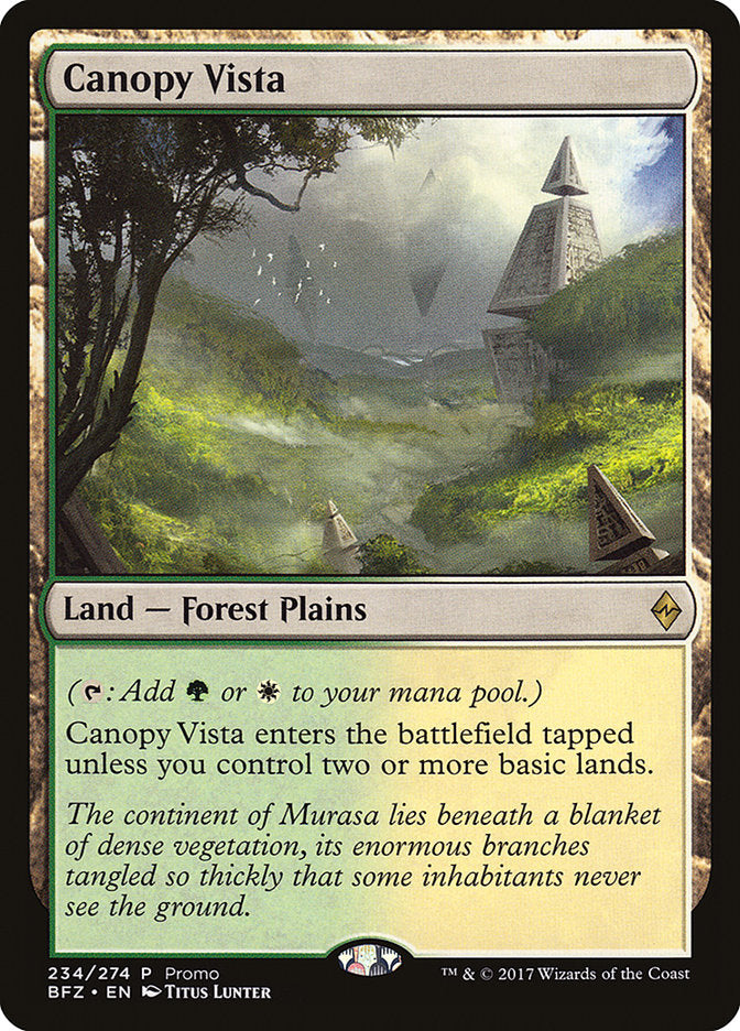 Canopy Vista (Promo) [Standard Showdown Promos] | I Want That Stuff Brandon