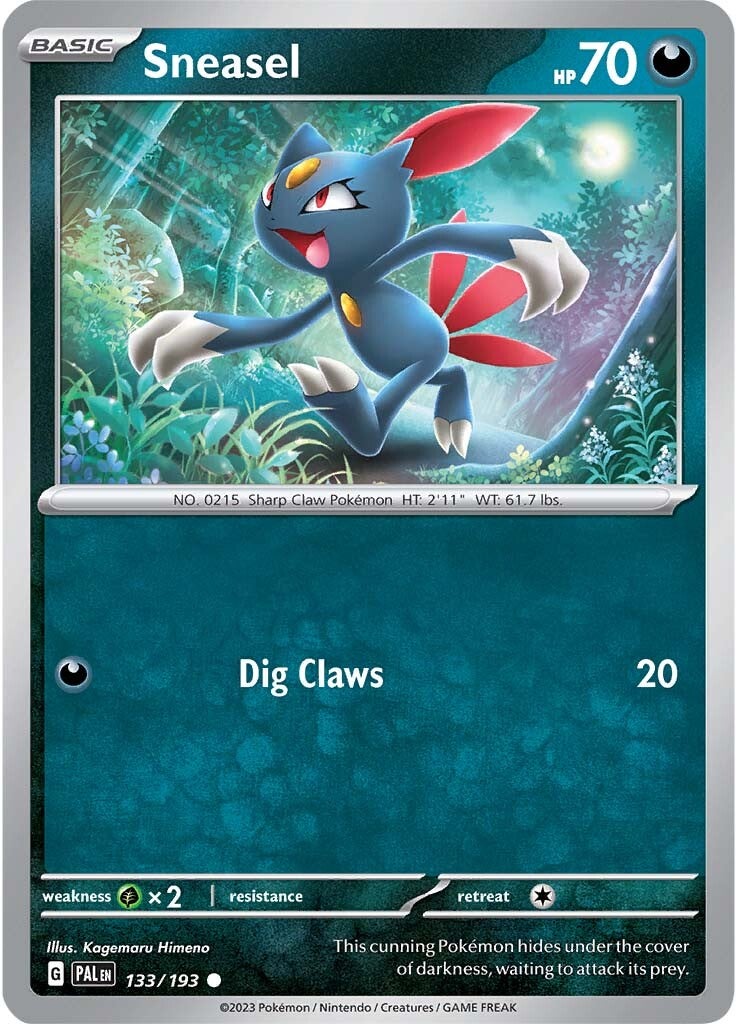 Sneasel (133/193) [Scarlet & Violet: Paldea Evolved] | I Want That Stuff Brandon