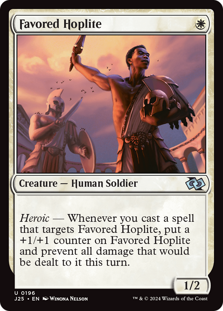 Favored Hoplite [Foundations Jumpstart] | I Want That Stuff Brandon