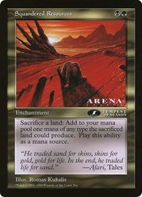 Squandered Resources (Oversized) [Oversize Cards] | I Want That Stuff Brandon
