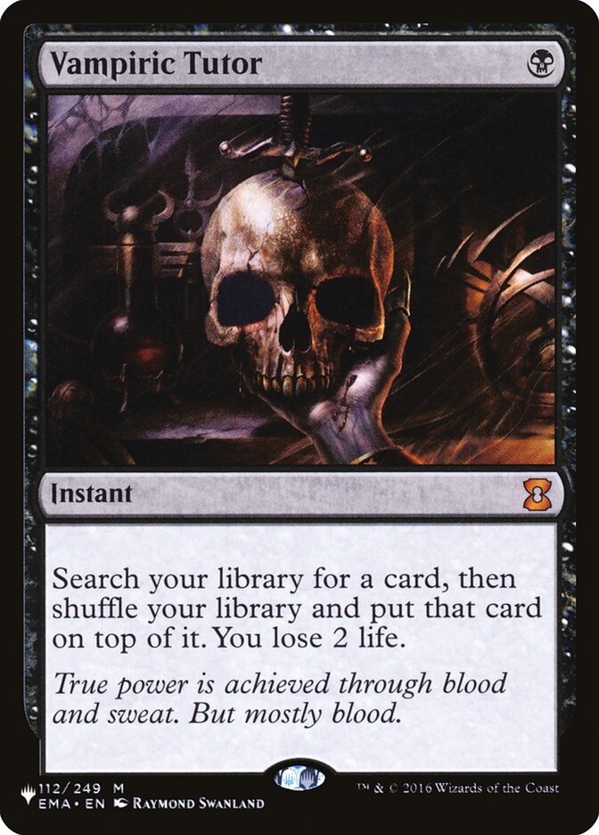 Vampiric Tutor [The List] | I Want That Stuff Brandon