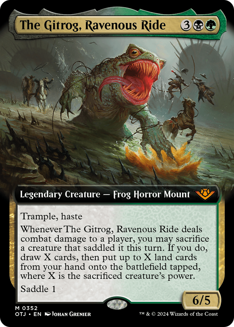 The Gitrog, Ravenous Ride (Extended Art) [Outlaws of Thunder Junction] | I Want That Stuff Brandon