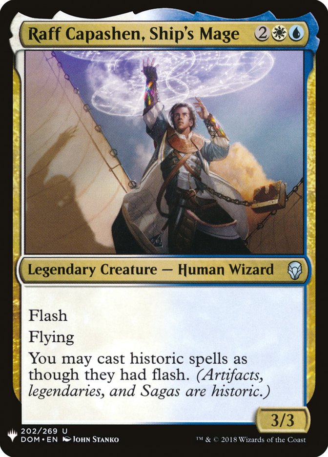 Raff Capashen, Ship's Mage [Mystery Booster] | I Want That Stuff Brandon