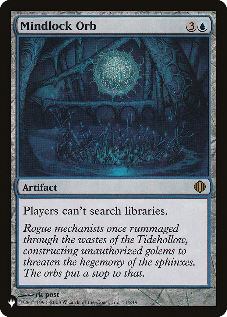 Mindlock Orb [The List] | I Want That Stuff Brandon