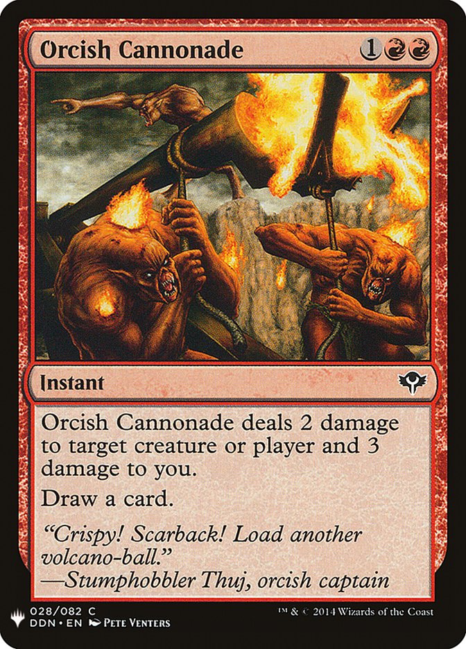 Orcish Cannonade [Mystery Booster] | I Want That Stuff Brandon