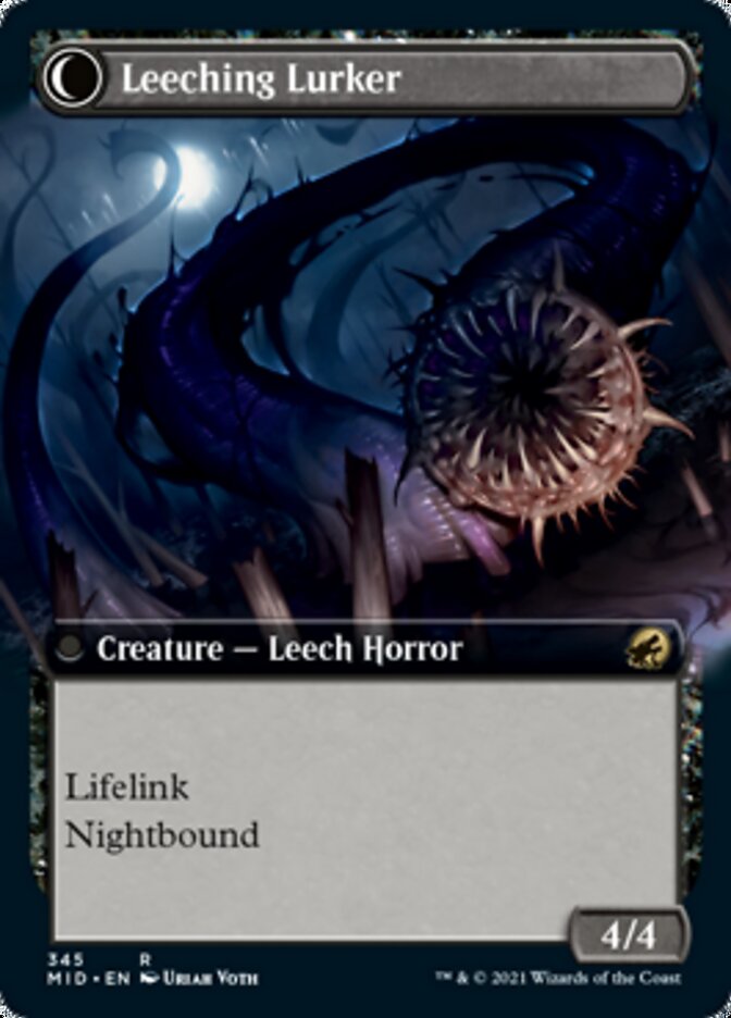 Curse of Leeches // Leeching Lurker (Extended Art) [Innistrad: Midnight Hunt] | I Want That Stuff Brandon