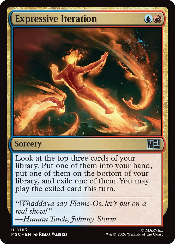 Expressive Iteration (Surge Foil) [Marvel Super Heroes Commander] | I Want That Stuff Brandon