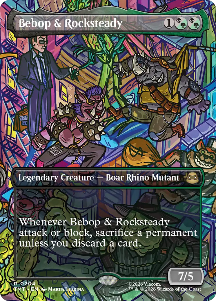 Bebop & Rocksteady (Borderless) [Teenage Mutant Ninja Turtles] | I Want That Stuff Brandon