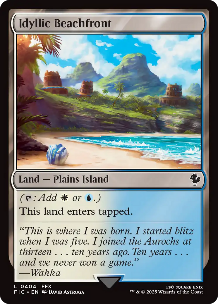 Idyllic Beachfront [FINAL FANTASY Commander] | I Want That Stuff Brandon