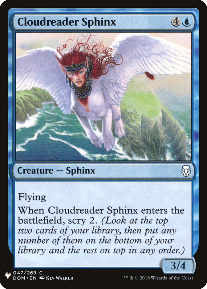 Cloudreader Sphinx [Mystery Booster] | I Want That Stuff Brandon