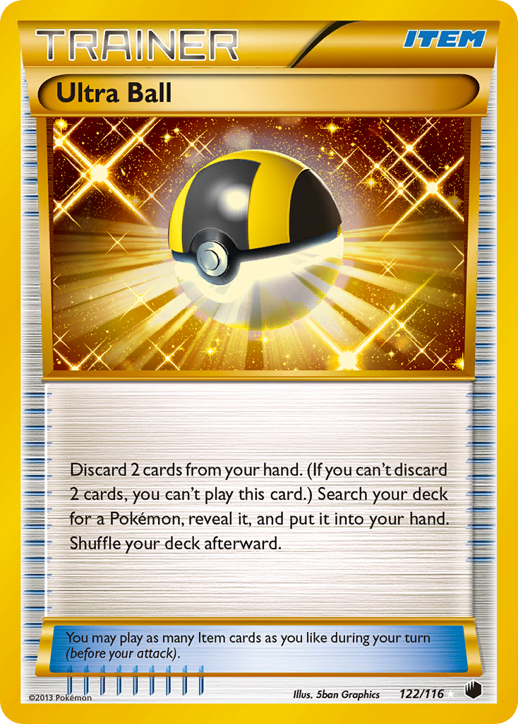 Ultra Ball (122/116) [Black & White: Plasma Freeze] | I Want That Stuff Brandon