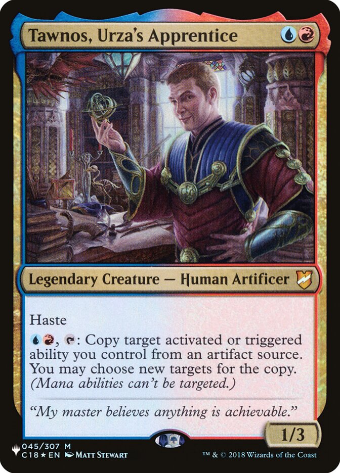 Tawnos, Urza's Apprentice [The List] | I Want That Stuff Brandon