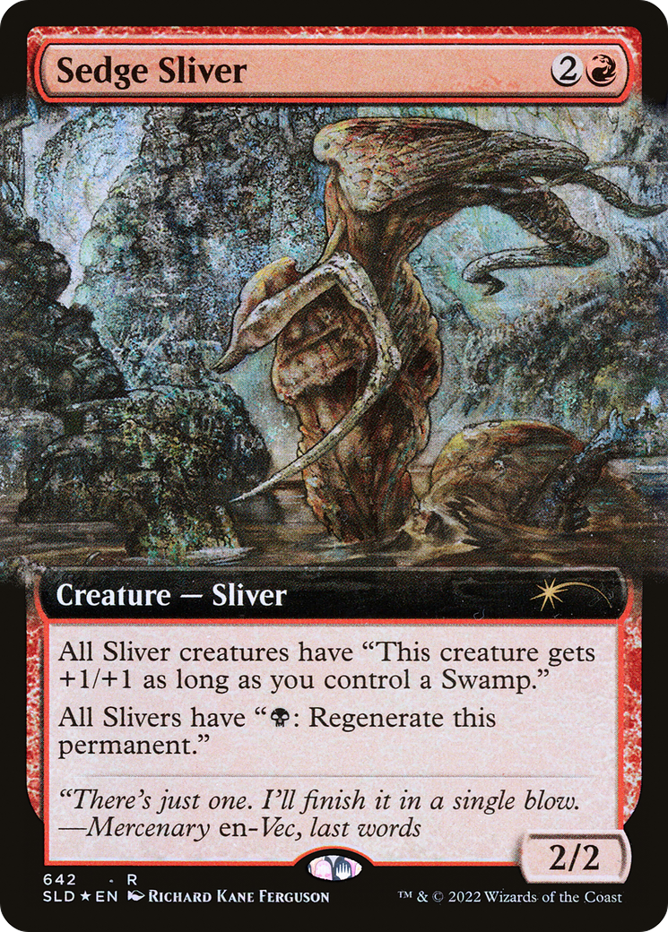 Sedge Sliver (Extended Art) [Secret Lair Drop Promos] | I Want That Stuff Brandon