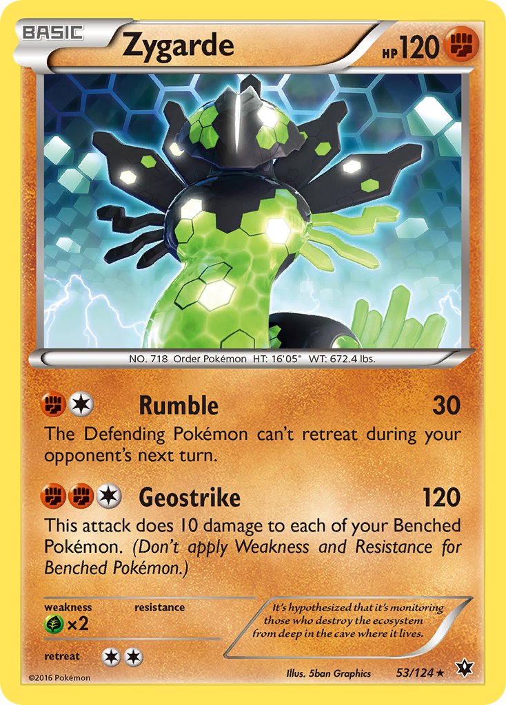 Zygarde (53/124) (Theme Deck Exclusive) [XY: Fates Collide] | I Want That Stuff Brandon