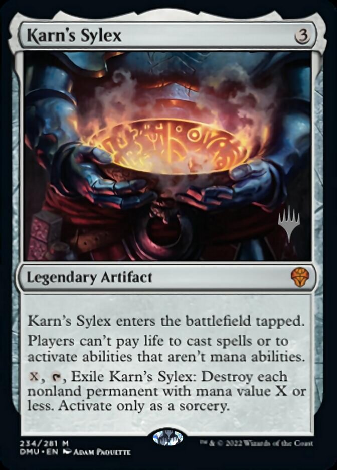 Karn's Sylex (Promo Pack) [Dominaria United Promos] | I Want That Stuff Brandon