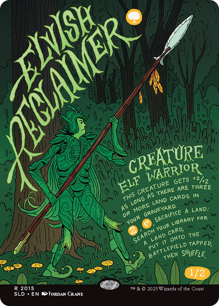 Elvish Reclaimer [Secret Lair Drop Series] | I Want That Stuff Brandon