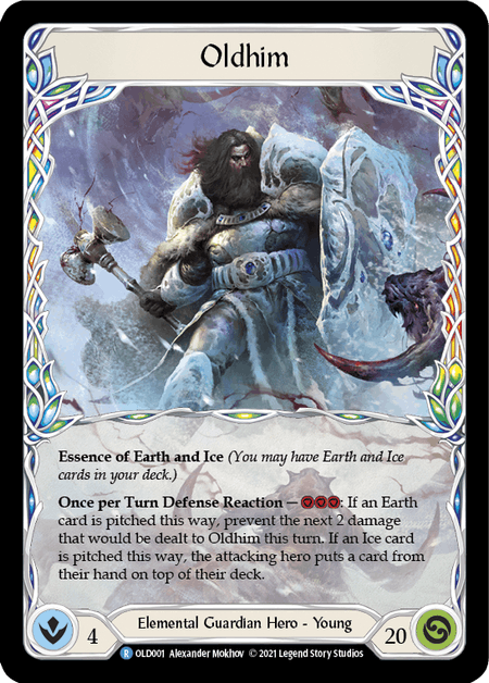 Oldhim [OLD001] (Tales of Aria Oldhim Blitz Deck)  1st Edition Rainbow Foil | I Want That Stuff Brandon