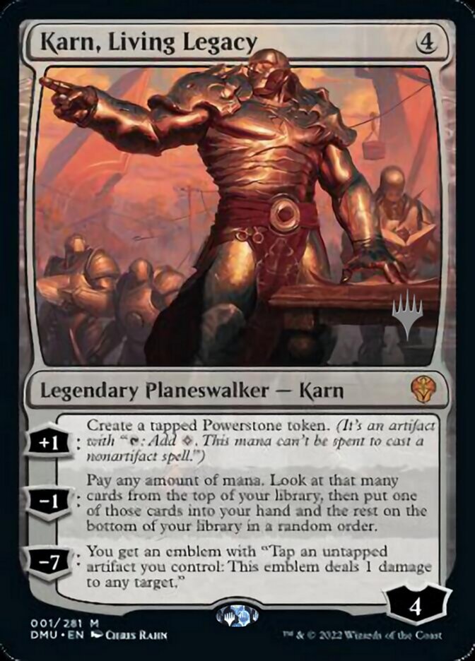 Karn, Living Legacy (Promo Pack) [Dominaria United Promos] | I Want That Stuff Brandon