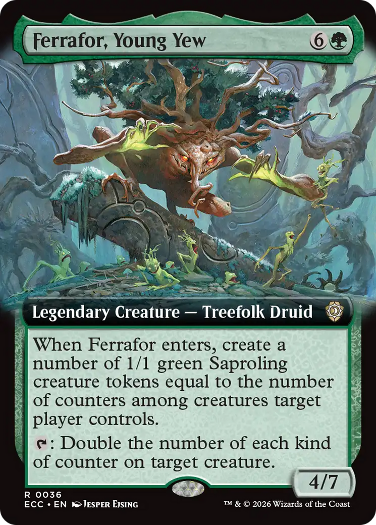 Ferrafor, Young Yew (Extended Art) [Lorwyn Eclipsed Commander] | I Want That Stuff Brandon