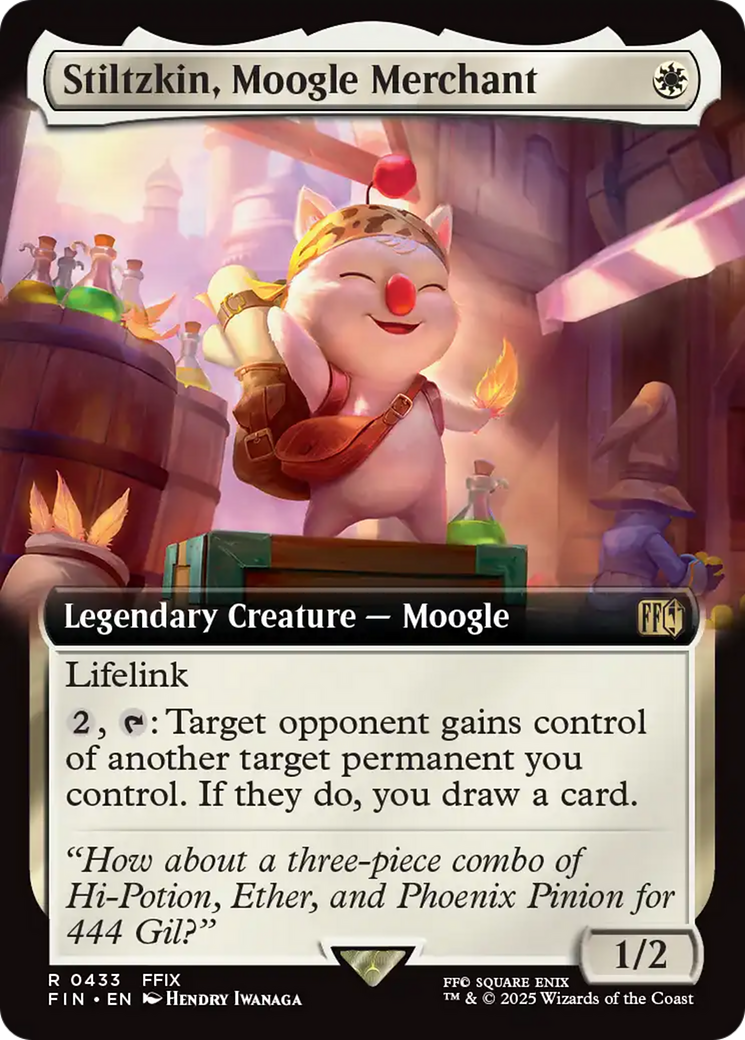 Stiltzkin, Moogle Merchant (Extended Art) [FINAL FANTASY] | I Want That Stuff Brandon