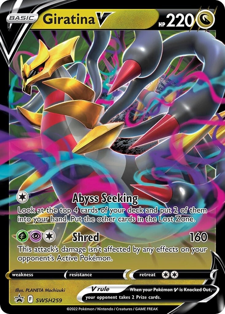 Giratina V (SWSH259) [Sword & Shield: Black Star Promos] | I Want That Stuff Brandon