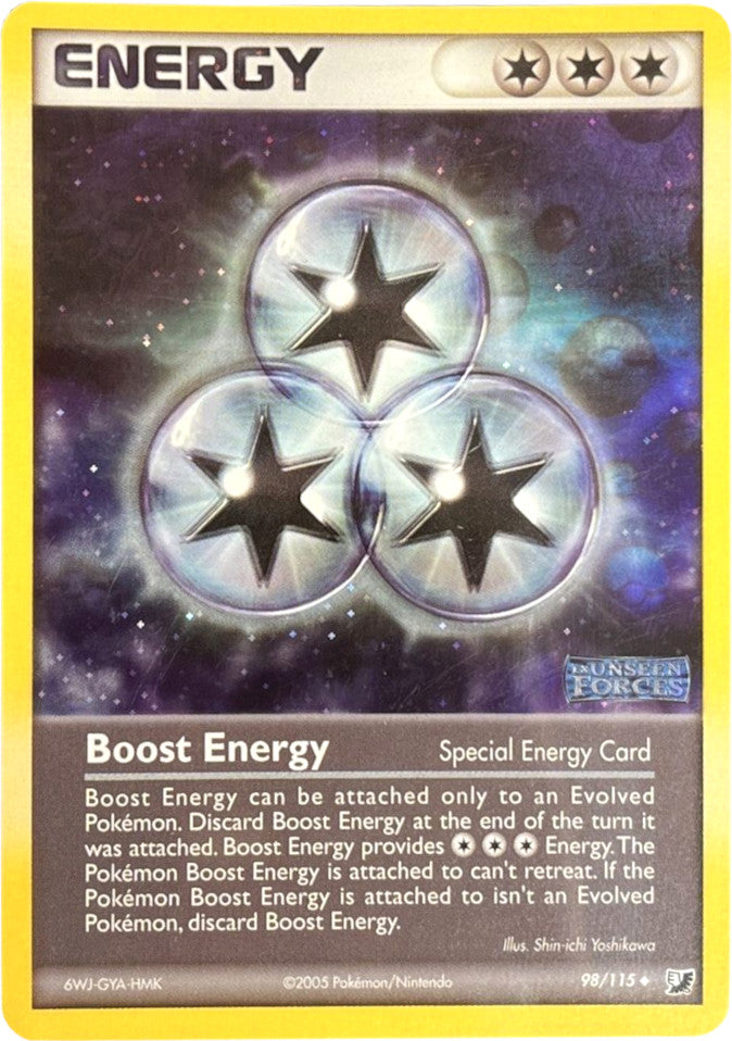 Boost Energy (98/115) (Stamped) [EX: Unseen Forces] | I Want That Stuff Brandon