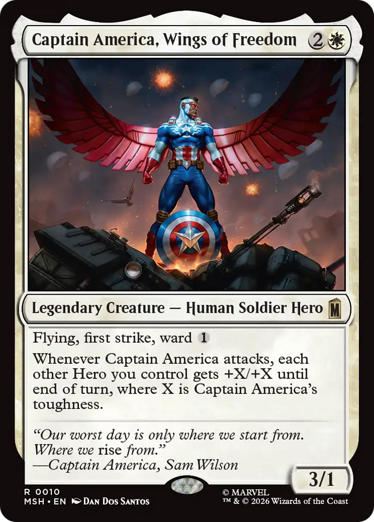 Captain America, Wings of Freedom [Marvel Super Heroes] | I Want That Stuff Brandon